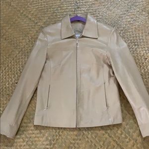 Prune leather jacket made in Argentina